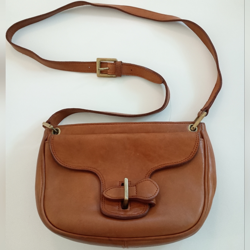 Vintage J.G. Hook Tan Leather Purse